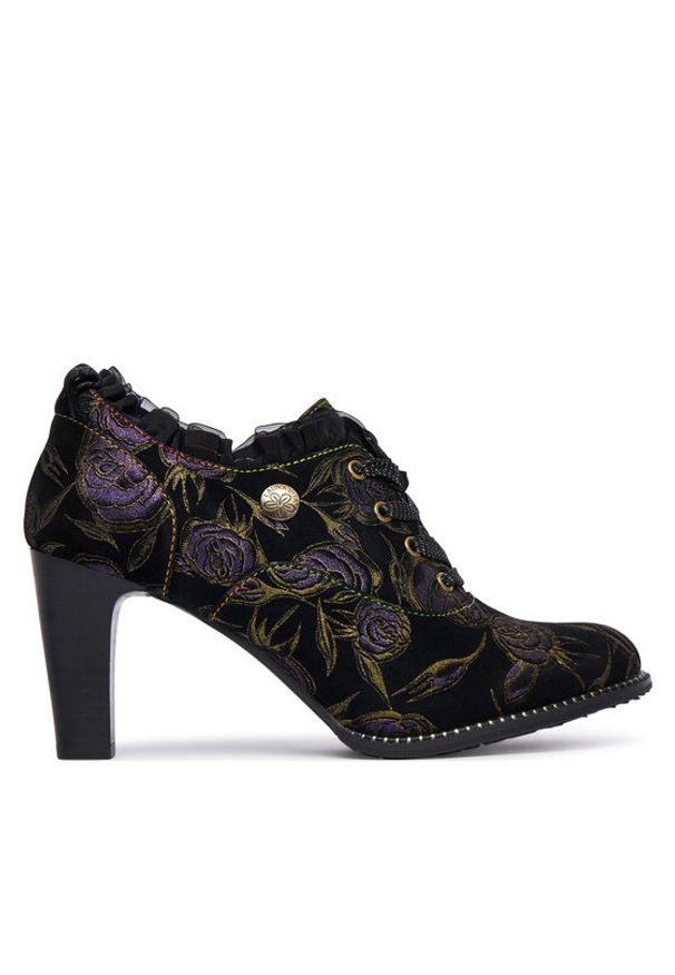 Laura Vita Półbuty Alcbaneo 14 Czarny. Kolor: czarny. Materiał: nubuk, skóra