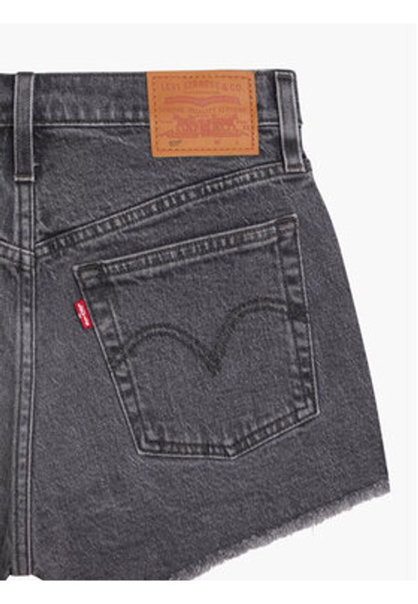 Levi's® Szorty jeansowe 501® Original 563270240 Szary Regular Fit. Kolor: szary. Materiał: jeans, bawełna