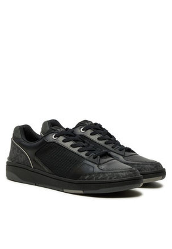 MICHAEL Michael Kors Sneakersy Rebel Empire Monogram 42F4RBFS1D Czarny. Kolor: czarny. Materiał: skóra