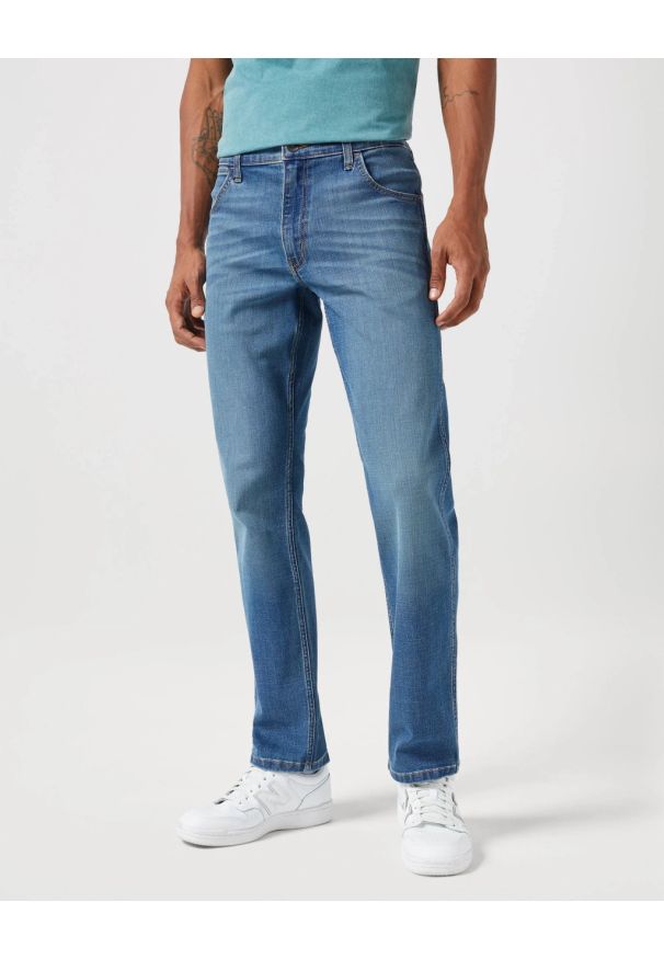 Wrangler - WRANGLER MĘSKIE SPODNIE JEANSOWE REGULAR FIT BOONE 112351218 W154017979