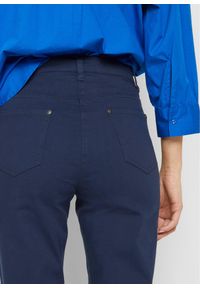 bonprix - Spodnie 7/8, high waist. Stan: podwyższony. Kolor: niebieski #2