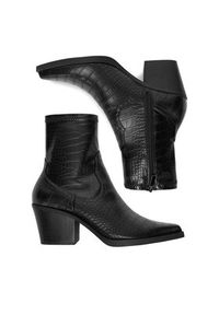 DeeZee Botki BZRB0184-7 Czarny. Kolor: czarny. Materiał: materiał #4