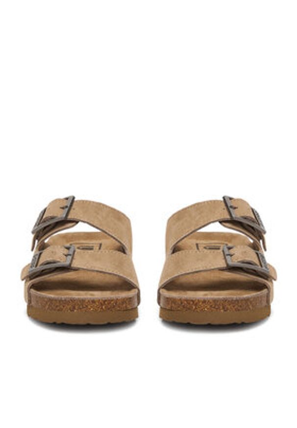 G-Star RAW - G-Star Raw Klapki CWB-WS-1128-50-S Beżowy. Kolor: beżowy. Materiał: zamsz, skóra