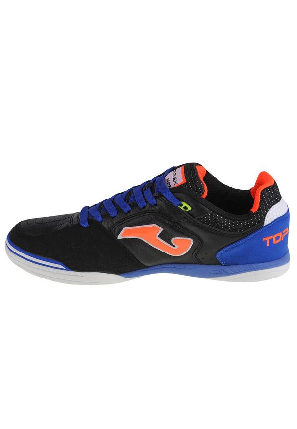 Buty halowe - halówki męskie, Joma Top Flex 2201 IN. Kolor: wielokolorowy, czarny, niebieski. Sport: piłka nożna