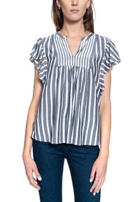 Mustang - BLUZKA DAMSKA MUSTANG Enza Stripe Blouse 1009468 11696 #8