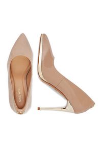 Nine West Szpilki EO-CD25-218-1 Beżowy. Kolor: beżowy. Materiał: materiał. Obcas: na szpilce #6