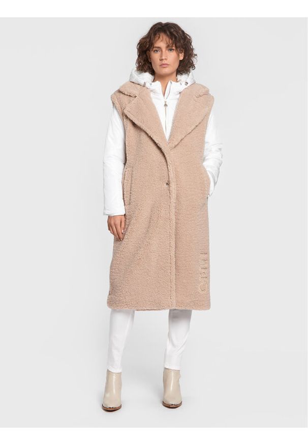 Liu Jo Sport Płaszcz przejściowy TF2193 E0789 Biały Regular Fit. Kolor: biały. Materiał: syntetyk. Styl: sportowy
