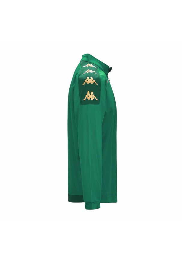 Dziecięca bluza dresowa Kappa Gassolo. Kolor: wielokolorowy, zielony. Materiał: dresówka. Sport: fitness, piłka nożna