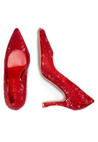Eva Minge Szpilki ANGELA-V1518-03 Czerwony. Kolor: czerwony. Materiał: materiał. Obcas: na szpilce #8