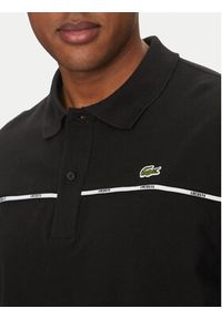 Lacoste Polo PH9863 Czarny Regular Fit. Typ kołnierza: polo. Kolor: czarny. Materiał: bawełna