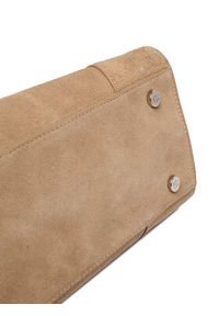 Gino Rossi - GINO ROSSI Torebka EO-LA224-19138 Beżowy. Kolor: beżowy. Materiał: zamszowe, skórzane #6