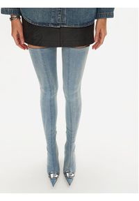 Diesel Kozaki D-Wenus Y03316PS288 Niebieski. Kolor: niebieski. Materiał: materiał #6