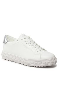 MICHAEL Michael Kors Sneakersy Grove Lace Up 43F2GVFS7L Biały. Kolor: biały. Materiał: skóra #1
