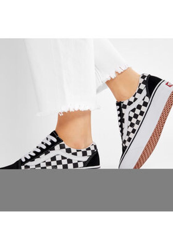 Vans Tenisówki Old Skool Platfor VN0A3B3UHRK1 Czarny. Kolor: czarny. Materiał: materiał