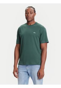 Quiksilver T-Shirt Salt Water Ss EQYZT08204 Zielony Regular Fit. Kolor: zielony. Materiał: bawełna