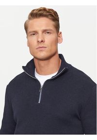 Jack & Jones - Jack&Jones Sweter Milano 12259664 Granatowy Relaxed Fit. Kolor: niebieski. Materiał: bawełna #9