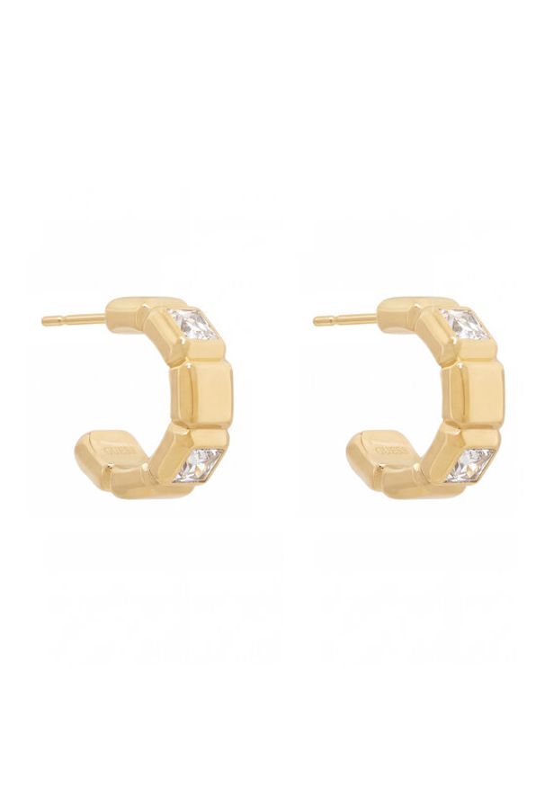Guess Kolczyki JUBE06 183JW Złoty. Materiał: metalowe. Kolor: złoty