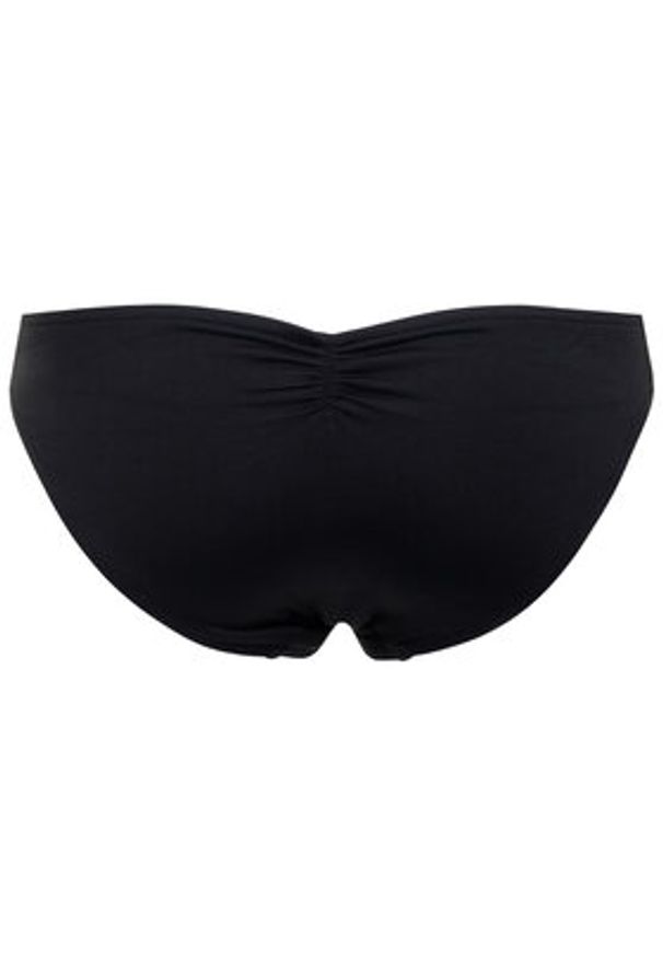 Seafolly Dół od bikini Mini Hipster 40241-065 Czarny. Kolor: czarny. Materiał: syntetyk