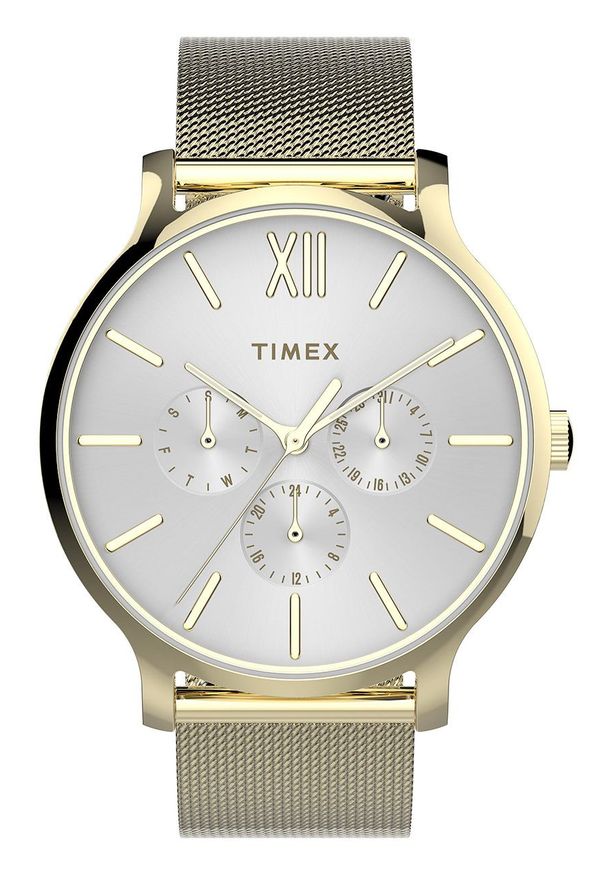 Timex - Zegarek TW2T74600. Kolor: złoty
