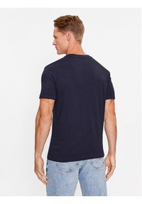 Guess T-Shirt M3BI30 J1314 Granatowy Slim Fit. Kolor: niebieski. Materiał: bawełna