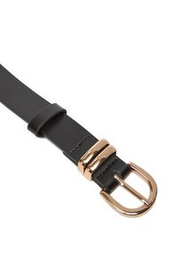 DeeZee Pasek Damski SS23260-A Czarny. Kolor: czarny. Materiał: skóra