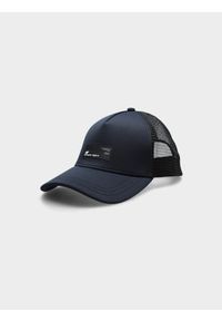 4f - Czapka z daszkiem snapback męska. Kolor: niebieski #1