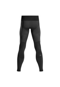 Długie bezszwowe sportowe spodnie do biegania CEP męskie. Kolor: czarny. Materiał: materiał. Sport: bieganie #2