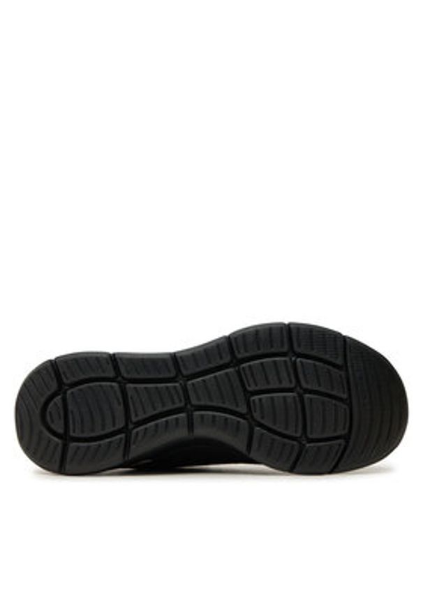 skechers - Skechers Sneakersy 150373/BKRG Czarny. Kolor: czarny. Materiał: skóra