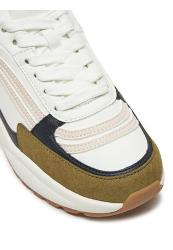Coccinelle Sneakersy E4 RWM 24 03 01 Biały. Kolor: biały. Materiał: skóra
