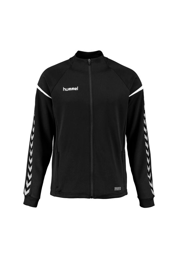 Bluza sportowa Hummel Authentic Charge Kids Poly Zip Jacket czarna. Kolor: czarny. Sport: piłka nożna