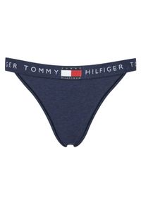 TOMMY HILFIGER - Tommy Hilfiger Stringi UW0UW06095 Granatowy. Kolor: niebieski. Materiał: bawełna #1