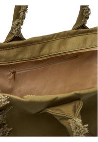 Pinko - PINKO Torba BEACH SHOPPING CANVAS RICICLATO Zielony. Kolor: zielony #4