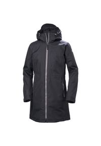 Długa kurtka wodoodporna ocieplana dla kobiet Helly Hansen Westport. Kolor: szary, wielokolorowy, brązowy, czarny. Długość: długie #1