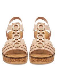 Rieker Sandały CEO-63778-31 Beżowy. Kolor: beżowy. Materiał: materiał #4