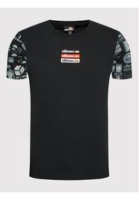 Ellesse T-Shirt Hirona SHM14517 Czarny Regular Fit. Kolor: czarny. Materiał: bawełna #5