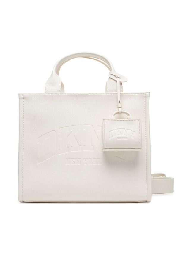 DKNY Torebka R53AAR57 Écru. Materiał: skórzane
