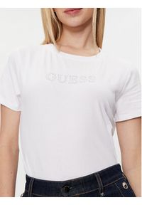 Guess T-Shirt Skylar V4GI09 J1314 Biały Slim Fit. Kolor: biały. Materiał: bawełna #3