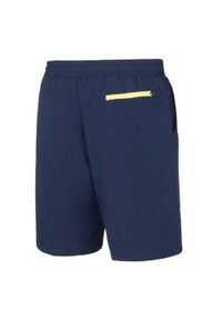 Spodenki dziecięce Mizuno Team tokyo micro. Kolor: żółty, niebieski, wielokolorowy. Styl: młodzieżowy
