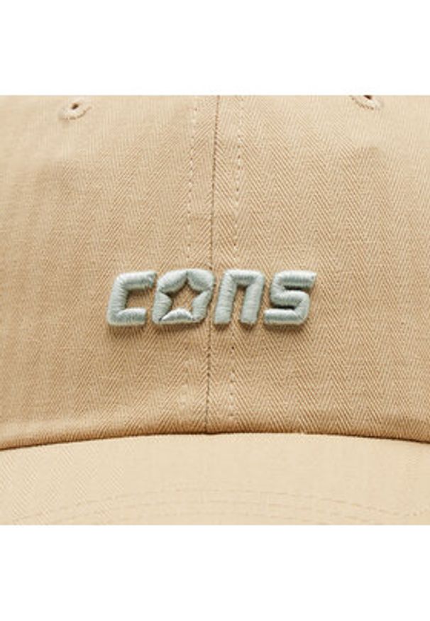 Converse Czapka z daszkiem CONS CAP MPU 10023834-A04 Beżowy. Kolor: beżowy. Materiał: materiał