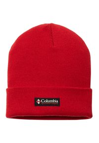 columbia - Czapka męska City Trek Heavyweight Beanie. Kolor: czerwony. Materiał: akryl. Styl: sportowy