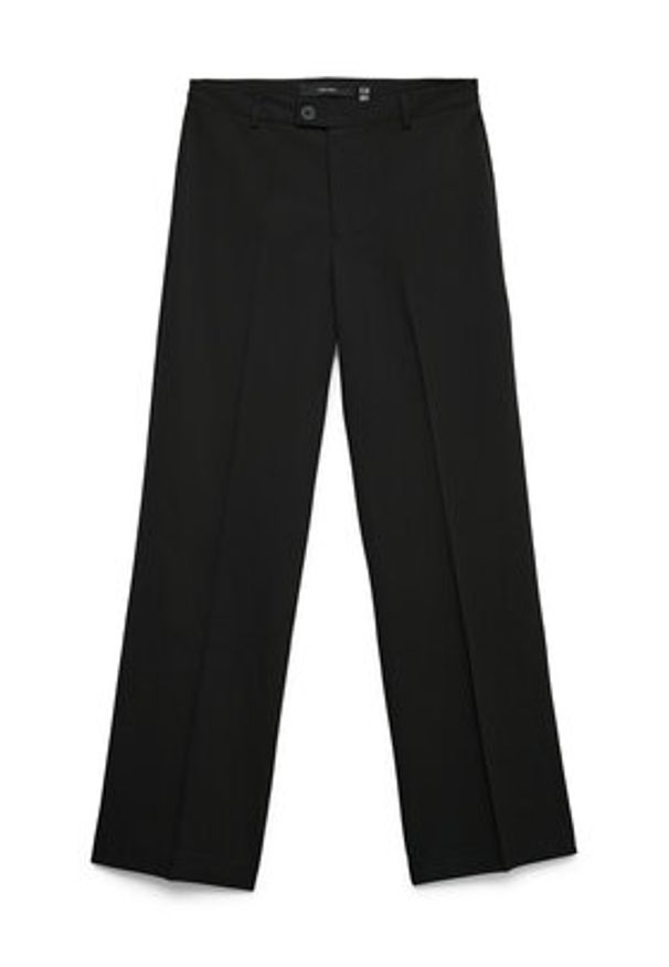 Vero Moda Spodnie materiałowe Texas 10334103 Czarny Straight Fit. Kolor: czarny. Materiał: syntetyk