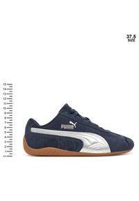 Puma Sneakersy Speedcat Metallic Jr 404113 02 Granatowy. Kolor: niebieski. Materiał: skóra, zamsz #8