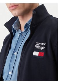 TOMMY HILFIGER - Tommy Hilfiger Bluza Embro MW0MW42466 Granatowy Regular Fit. Kolor: niebieski. Materiał: bawełna #5