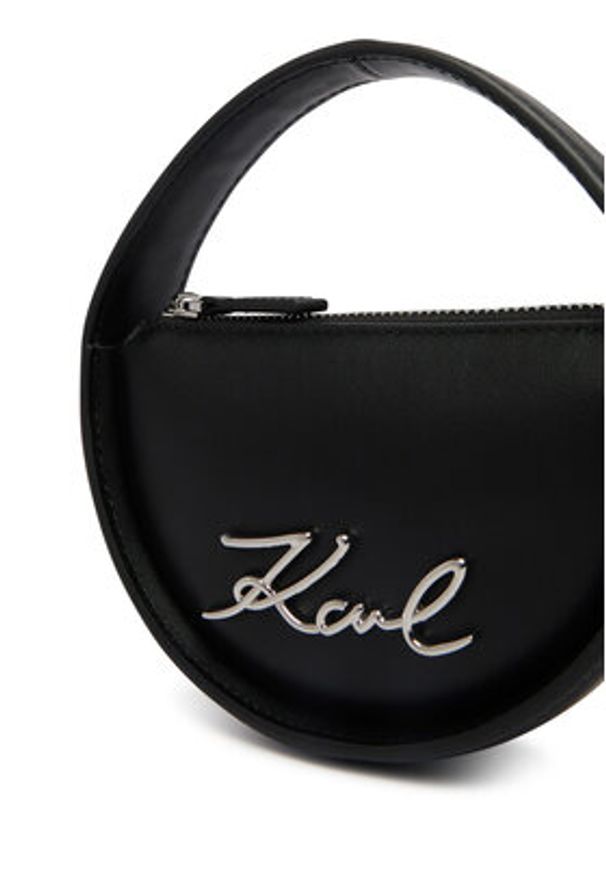 Karl Lagerfeld - KARL LAGERFELD Torebka B2W30277 Czarny. Kolor: czarny. Materiał: skórzane