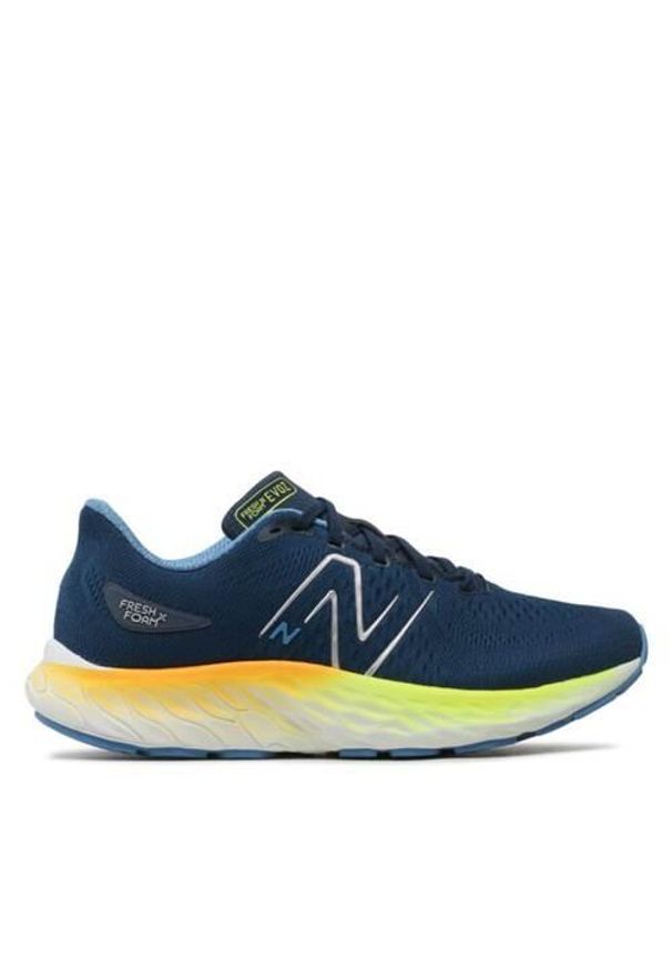 Buty do chodzenia męskie New Balance MEVOZLH3. Zapięcie: sznurówki. Kolor: niebieski. Materiał: materiał, syntetyk. Szerokość cholewki: normalna. Sport: turystyka piesza