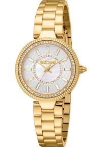 Zegarek Just Cavalli Zegarek marki Just Cavalli model JC1L308M kolor Zółty. Akcesoria damski. Sezon: Cały rok NoSize #1