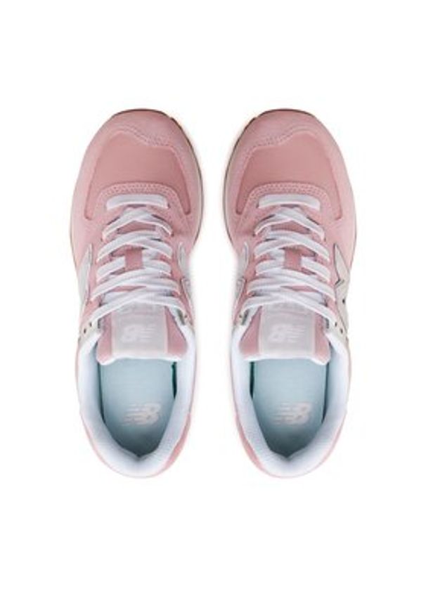New Balance Sneakersy WL574QE2 Różowy. Kolor: różowy. Materiał: mesh, materiał. Model: New Balance 574