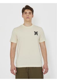 Richmond X T-Shirt Sween UMP24057TS Beżowy Regular Fit. Kolor: beżowy. Materiał: bawełna #1