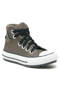 Converse Trampki Chuck Taylor All Star Berkshire Boot A04812C Beżowy. Kolor: beżowy. Materiał: skóra #4