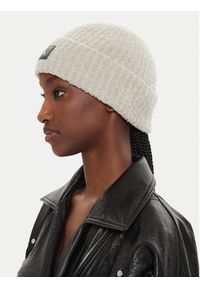 Calvin Klein Czapka Hardware K60K612652 Beżowy. Kolor: beżowy. Materiał: akryl, materiał